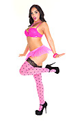 Selena Santana Latin Doll istripper model